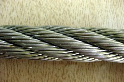 Galvanized steel wire rope test